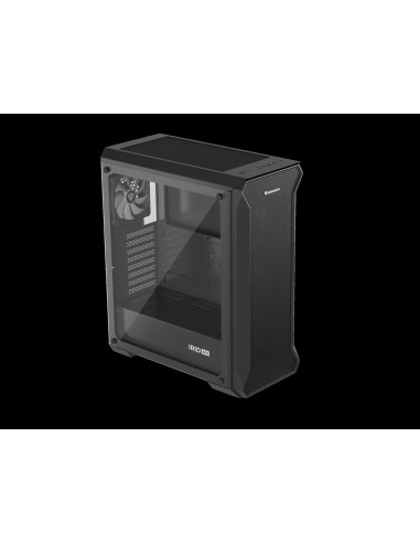 Počítačová skriňa Genesis IRID 505 ARGB V2/Midi Tower/Transpar./Čierna