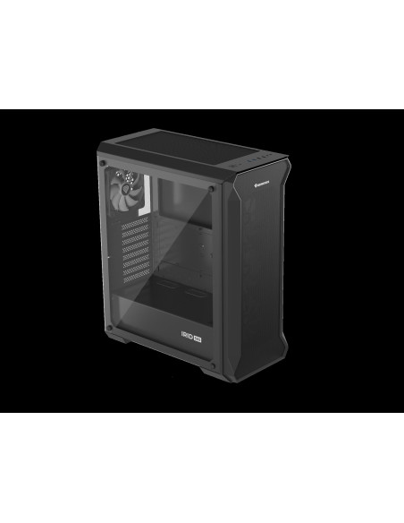 Počítačová skriňa Genesis IRID 505 ARGB V2/Midi Tower/Transpar./Čierna