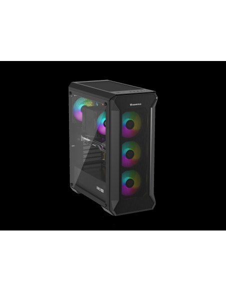 Počítačová skriňa Genesis IRID 505 ARGB V2/Midi Tower/Transpar./Čierna