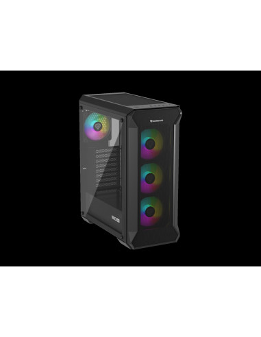 Počítačová skriňa Genesis IRID 505 ARGB V2/Midi Tower/Transpar./Čierna