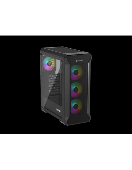 Počítačová skriňa Genesis IRID 505 ARGB V2/Midi Tower/Transpar./Čierna