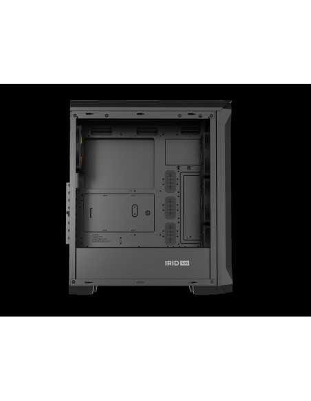 Počítačová skriňa Genesis IRID 505 ARGB V2/Midi Tower/Transpar./Čierna