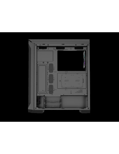 Počítačová skriňa Genesis IRID 505 ARGB V2/Midi Tower/Transpar./Čierna