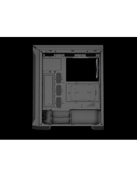 Počítačová skriňa Genesis IRID 505 ARGB V2/Midi Tower/Transpar./Čierna