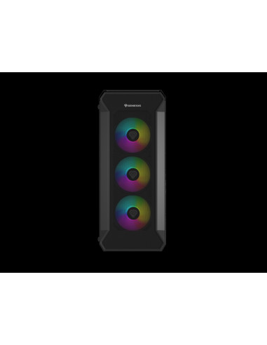 Počítačová skriňa Genesis IRID 505 ARGB V2/Midi Tower/Transpar./Čierna