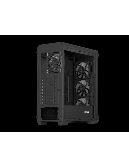 Počítačová skriňa Genesis IRID 505 ARGB V2/Midi Tower/Transpar./Čierna
