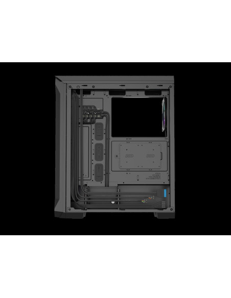 Počítačová skriňa Genesis IRID 505 ARGB V2/Midi Tower/Transpar./Čierna