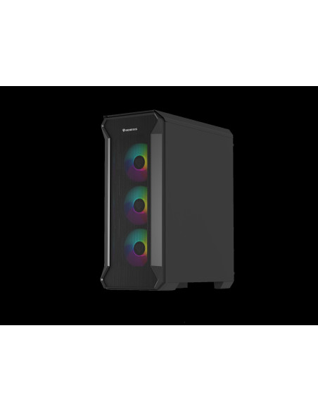 Počítačová skriňa Genesis IRID 505 ARGB V2/Midi Tower/Transpar./Čierna