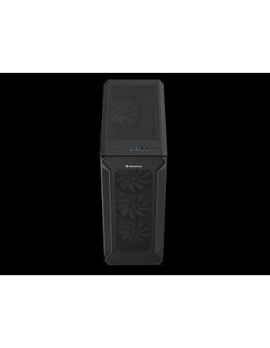 Počítačová skriňa Genesis IRID 505 ARGB V2/Midi Tower/Transpar./Čierna