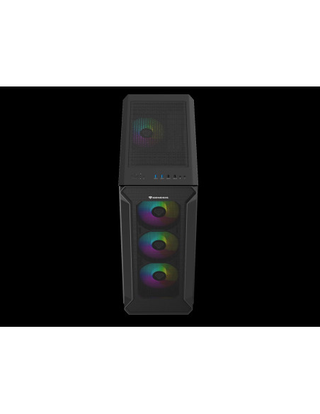 Počítačová skriňa Genesis IRID 505 ARGB V2/Midi Tower/Transpar./Čierna