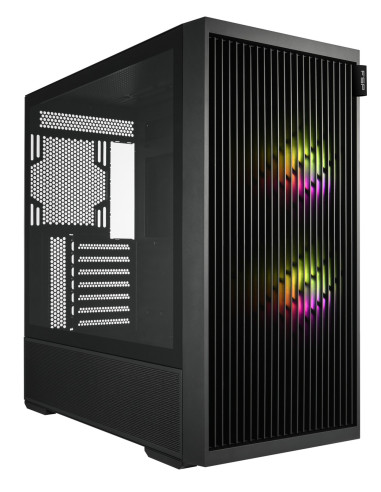 FSP M330-BA/Midi Tower/Transpar./Čierna