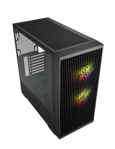 FSP M330-BA/Midi Tower/Transpar./Čierna