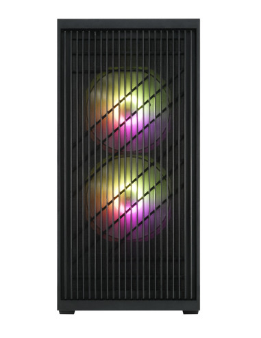 FSP M330-BA/Midi Tower/Transpar./Čierna