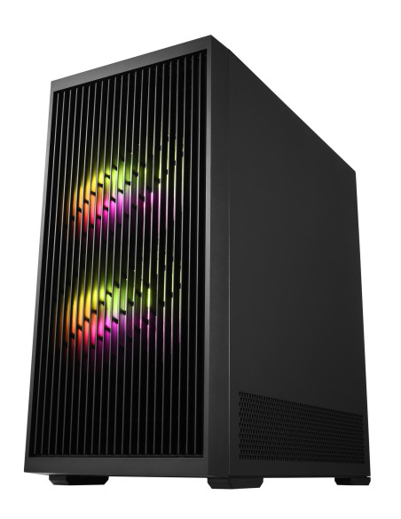 FSP M330-BA/Midi Tower/Transpar./Čierna