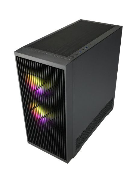 FSP M330-BA/Midi Tower/Transpar./Čierna