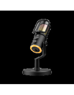 GENIUS mikrofón MIC-S400U, čierna