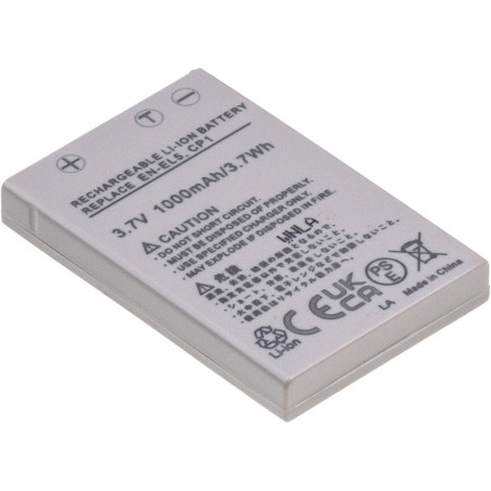 Batéria T6 Power Nikon EN-EL5, CP1, 1000mAh, 3,7Wh, sivá