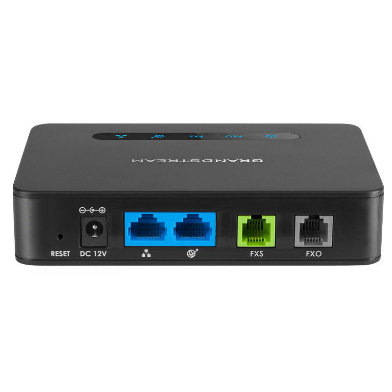 Grandstream HT813 1FXS, 1FXO ATA brána, 2 SIP úč, 2x100Mb LAN, NAT router, 3-way konf., provisioning