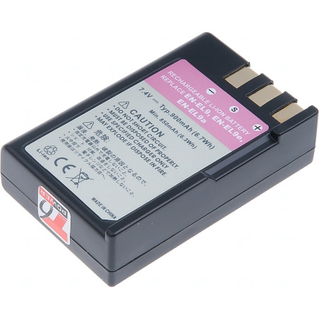Batéria T6 Power Nikon EN-EL9, EN-EL9a, EN-EL9e, 1000mAh, 7,4Wh