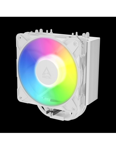 ARCTIC Freezer 36-S A-RGB (White) - Výkonný celobiely vežový chladič CPU s úchvatným podsvietením