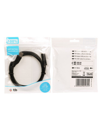 TB Touch USB AM-BM cable 1.8 black