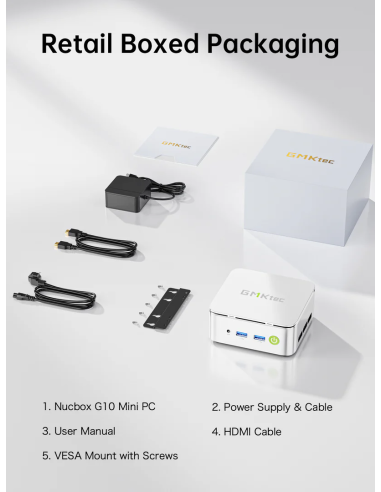 GMKtec G10 Mini PC AMD Ryzen™ 5 3500U
