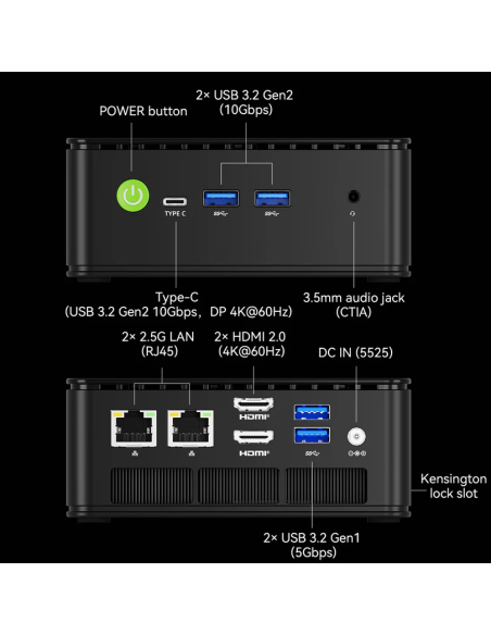 Mini PC AMD Ryzen™ Embedded R2514