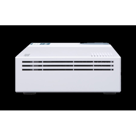 QNAP riadený switch QSW-M408S (12portov: 8x Gigabit port + 4x 10G SFP+ porty)
