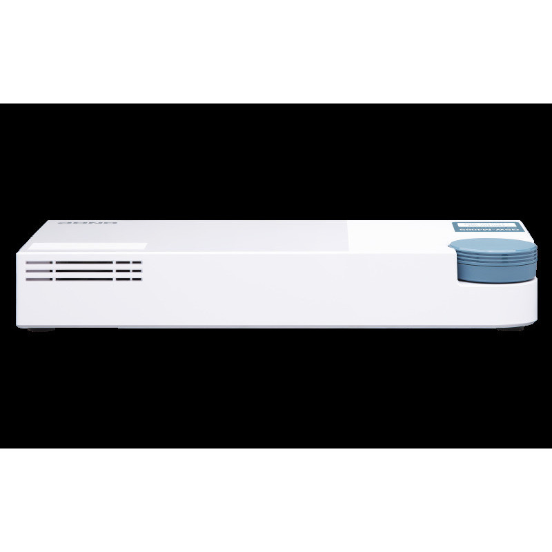 QNAP riadený switch QSW-M408S (12portov: 8x Gigabit port + 4x 10G SFP+ porty)