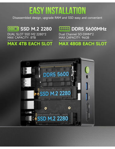 GMKtec NucBox K11 Mini PC AMD Ryzen™ 9 8945HS