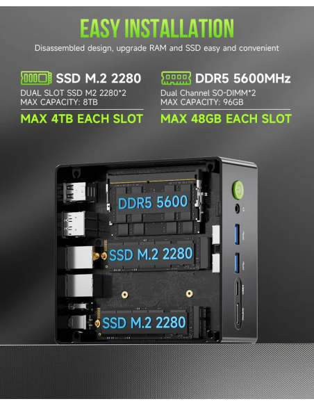 GMKtec NucBox K11 Mini PC AMD Ryzen™ 9 8945HS