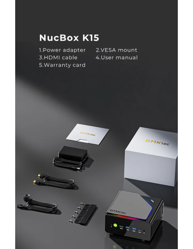 GMKtec NucBox K15 Mini PC Intel® Core™ Ultra 5 125U