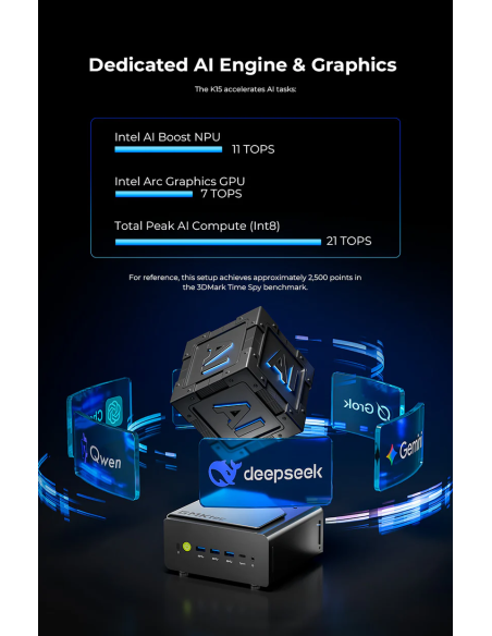 GMKtec NucBox K15 Mini PC Intel® Core™ Ultra 5 125U