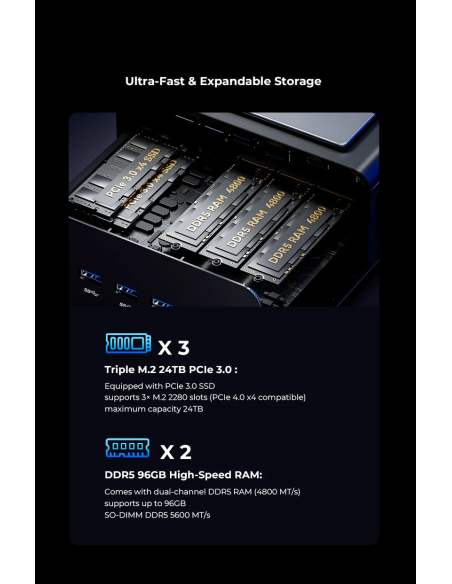 GMKtec NucBox K15 Mini PC Intel® Core™ Ultra 5 125U