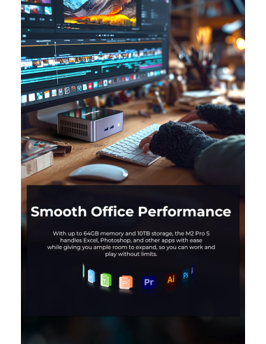 GMKtec NucBox M2 Pro S Mini PC Intel Core™ i7-1185G7