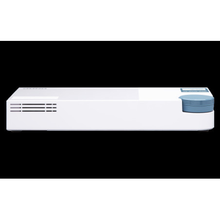 QNAP riadený switch QSW-M408-2C (12portov: 8x Gigabit port + 4x 10G SFP+ /2x 10GbE kombo porty)
