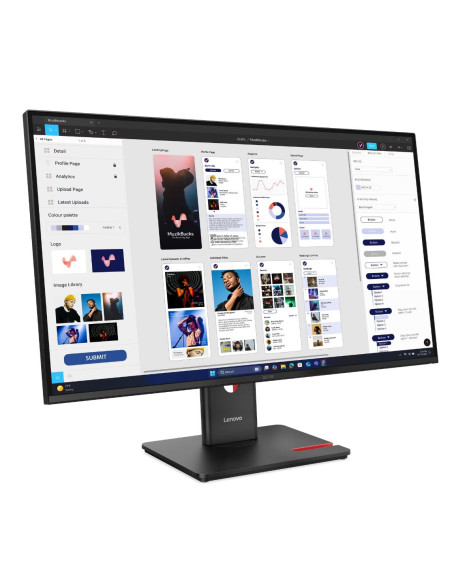 Lenovo ThinkVision/T32UD-40/31,5"/IPS/4K UHD/60Hz/4ms/Čierna/3R