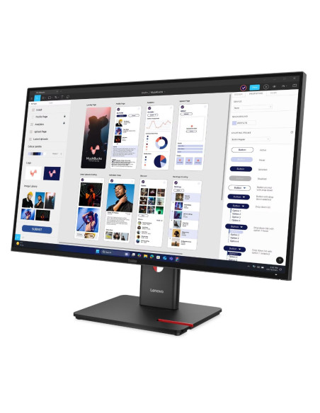 Lenovo ThinkVision/T32UD-40/31,5"/IPS/4K UHD/60Hz/4ms/Čierna/3R