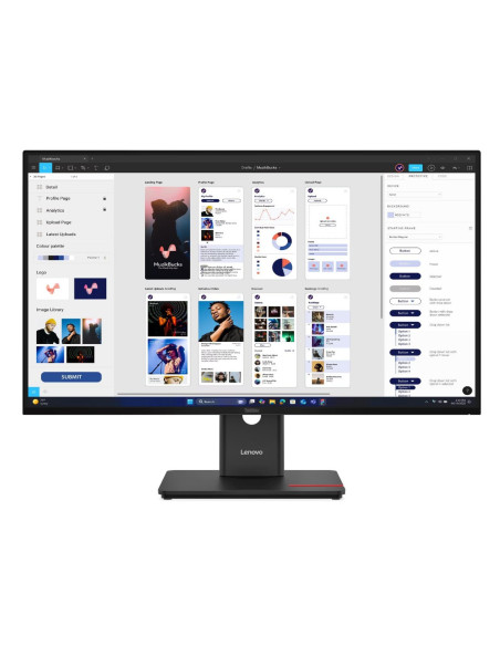 Lenovo ThinkVision/T32UD-40/31,5"/IPS/4K UHD/60Hz/4ms/Čierna/3R
