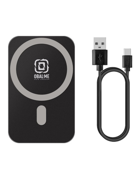 OBAL:ME MagNetix Plate Bezdrátový Nabíjecí Držák do Auta 15W Black