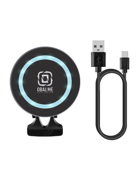 OBAL:ME MagNetix Aura Bezdrátový Nabíjecí Držák do Auta 15W Black