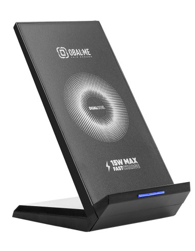 OBAL:ME StandCharger Bezdrátový Nabíjecí Stojánek na Stůl 15W Black