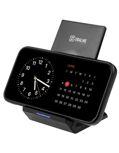 OBAL:ME StandCharger Bezdrátový Nabíjecí Stojánek na Stůl 15W Black