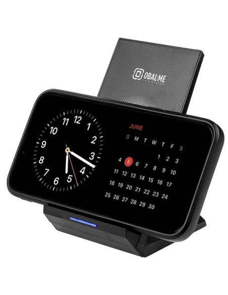 OBAL:ME StandCharger Bezdrátový Nabíjecí Stojánek na Stůl 15W Black