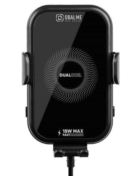 OBAL:ME GravCharger Bezdrátový Nabíjecí Držák do Auta 15W Black
