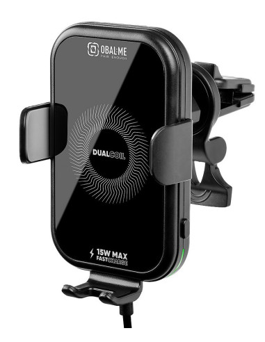 OBAL:ME GravCharger Bezdrátový Nabíjecí Držák do Auta 15W Black