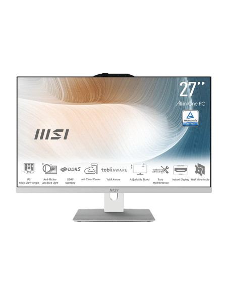 MSI Modern 27"FHD/Core 5/16GB/512/W11P biely
