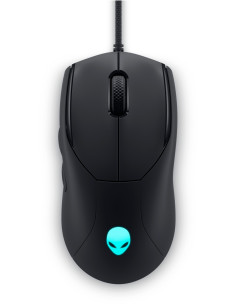 Dell Alienware AW320M/Herná/Optická/Pre pravákov/19 000 DPI/Drôtová USB/Čierna