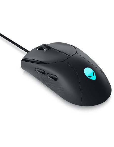 Dell Alienware AW320M/Herná/Optická/Pre pravákov/19 000 DPI/Drôtová USB/Čierna