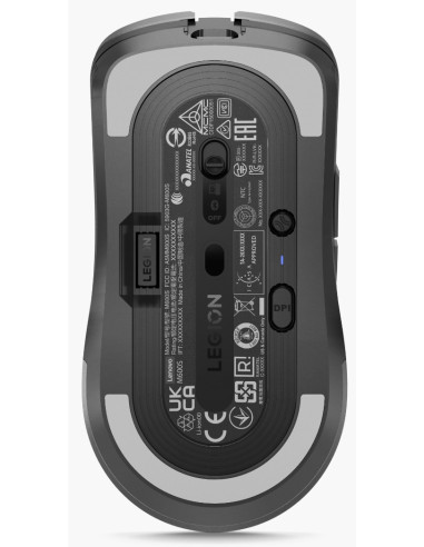 Lenovo Legion M600s/Herná/Optická/Pre pravákov/19 000 DPI/Drôtové/Bezdrôtové/Šedá